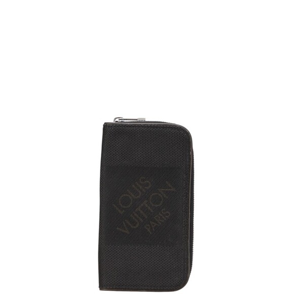LOUIS VUITTON Other - Louis Vuitton Damier Geant Portefeuille Long Zipper Wallet M93546 Noir Black ...
